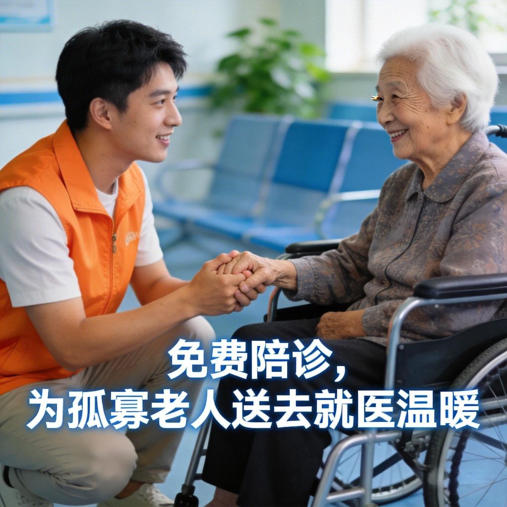 台州珍爱，免费为台州的孤寡老人陪诊服务